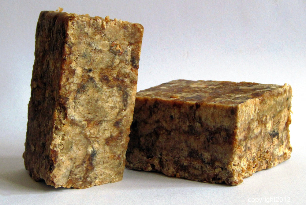 African black soap. 